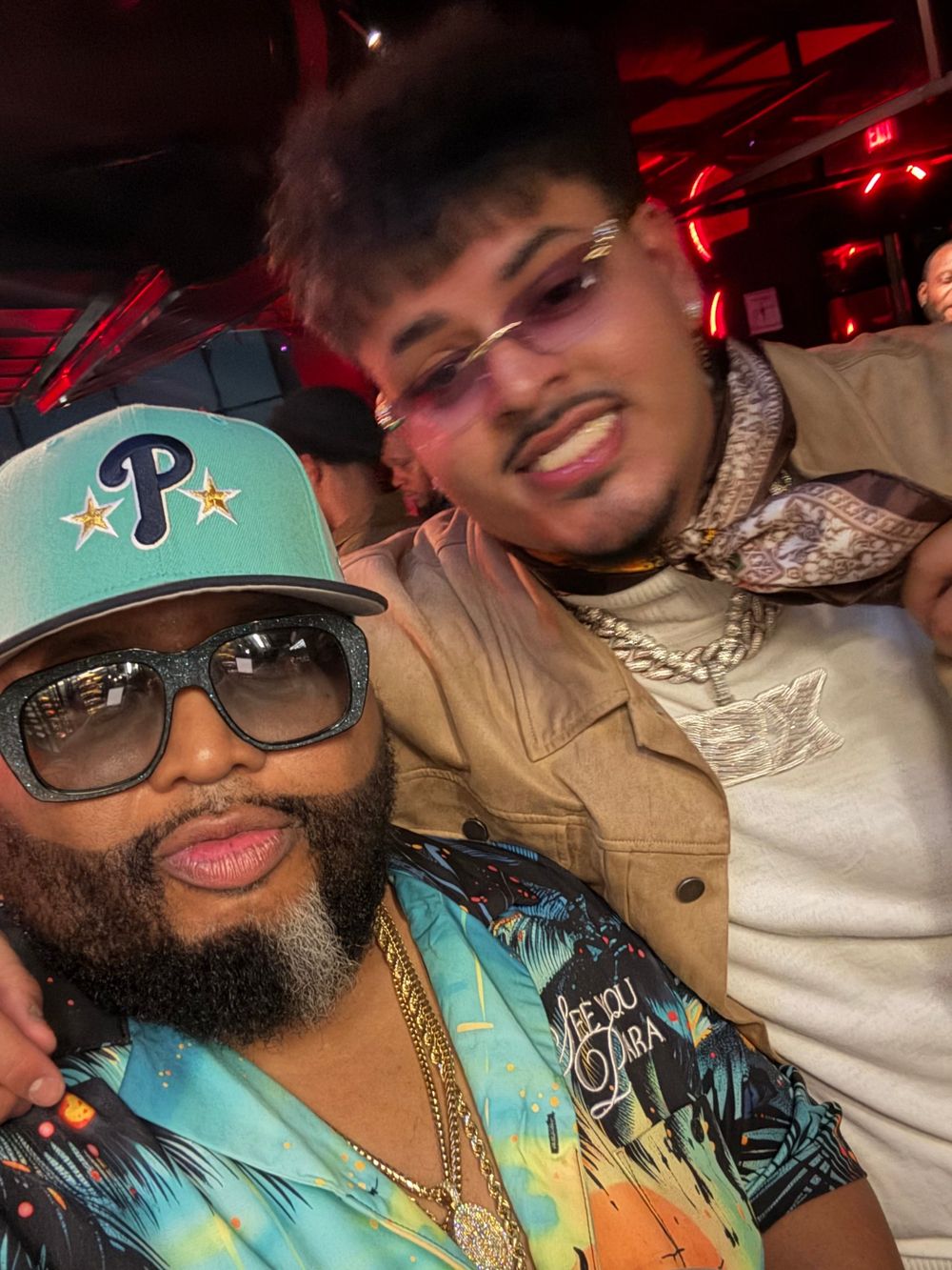 Harman 2x on a night out with Jazze Pha
